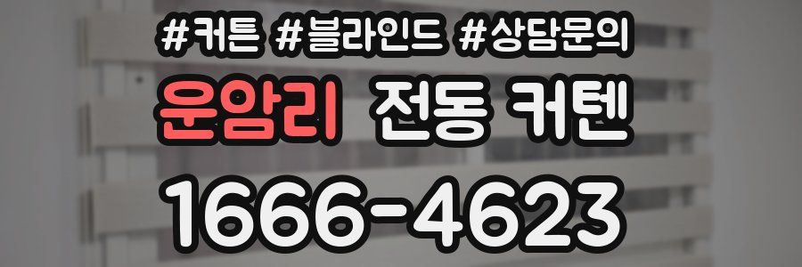 운암리 전동 커텐