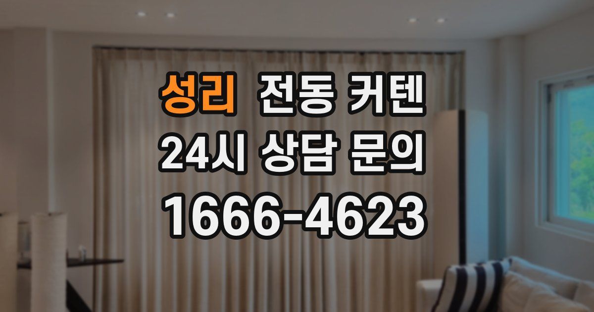 성리 전동 커텐