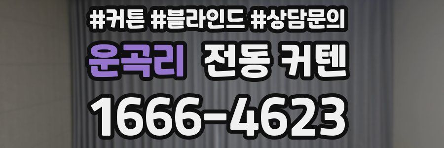 운곡리 전동 커텐