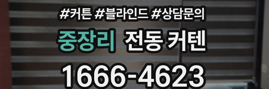 중장리 전동 커텐