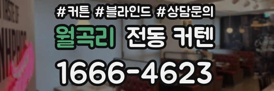 월곡리 전동 커텐
