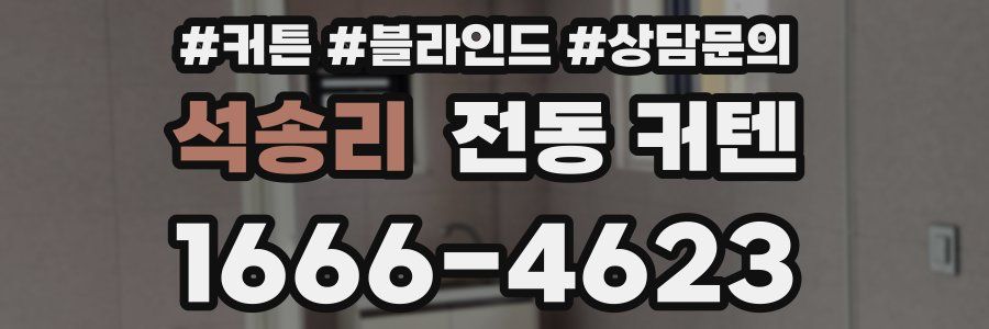 석송리 전동 커텐