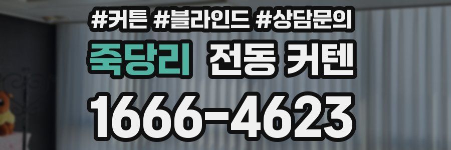 죽당리 전동 커텐