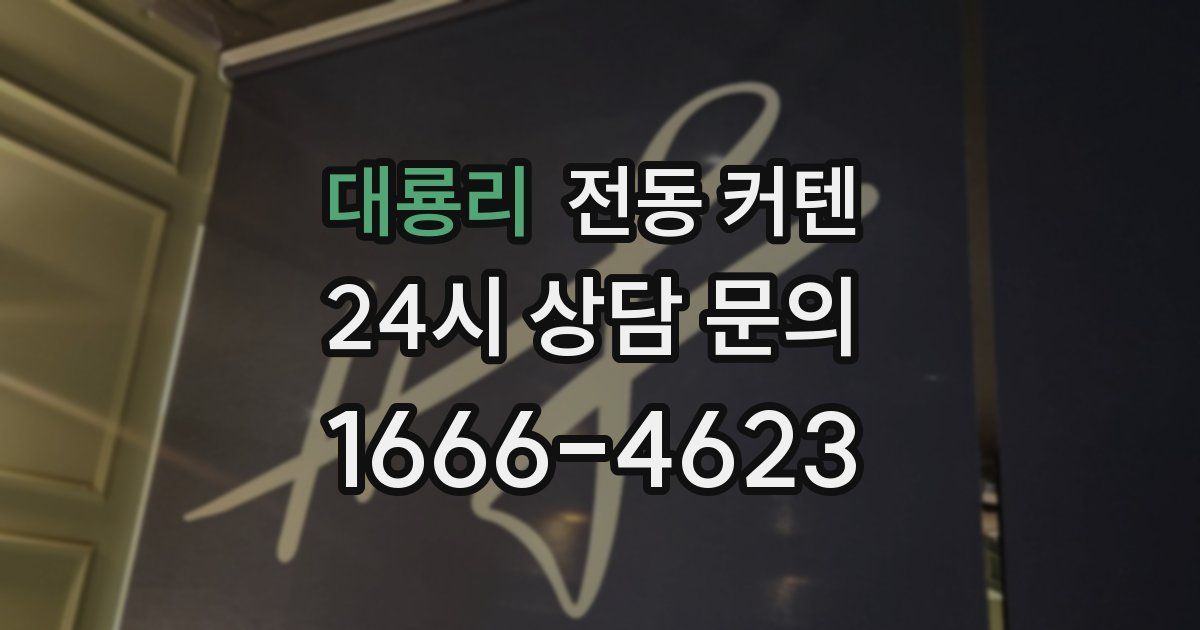 대룡리 전동 커텐