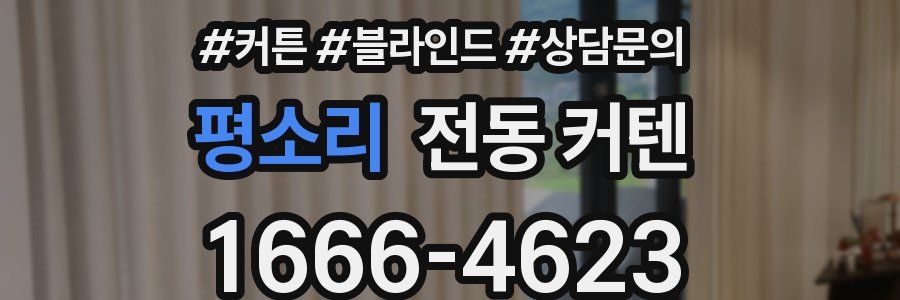 평소리 전동 커텐