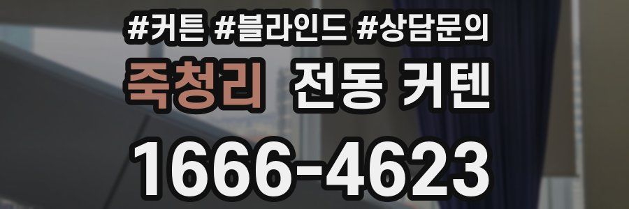 죽청리 전동 커텐