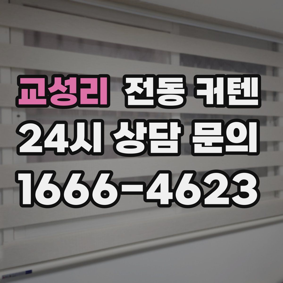 교성리 전동 커텐