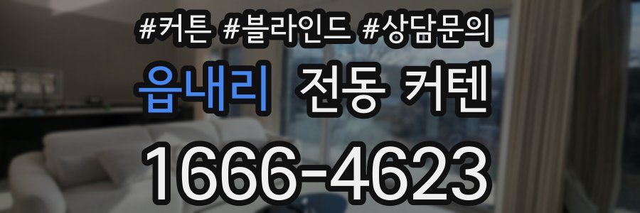 읍내리 전동 커텐