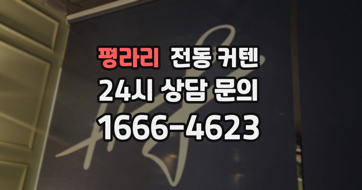 평라리 전동 커텐