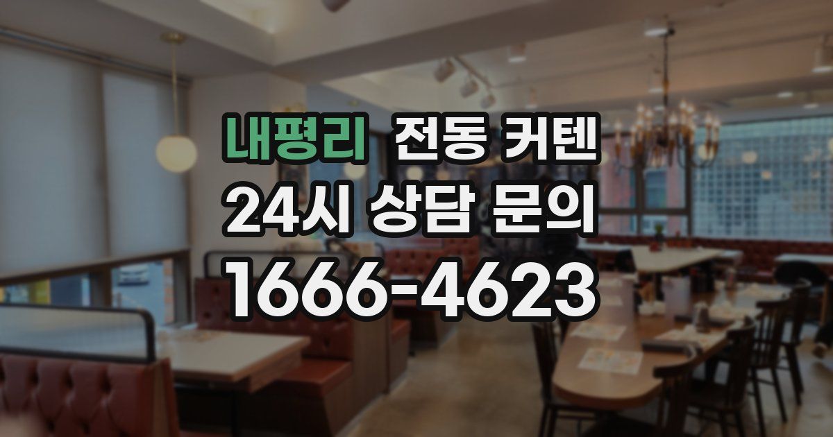 내평리 전동 커텐