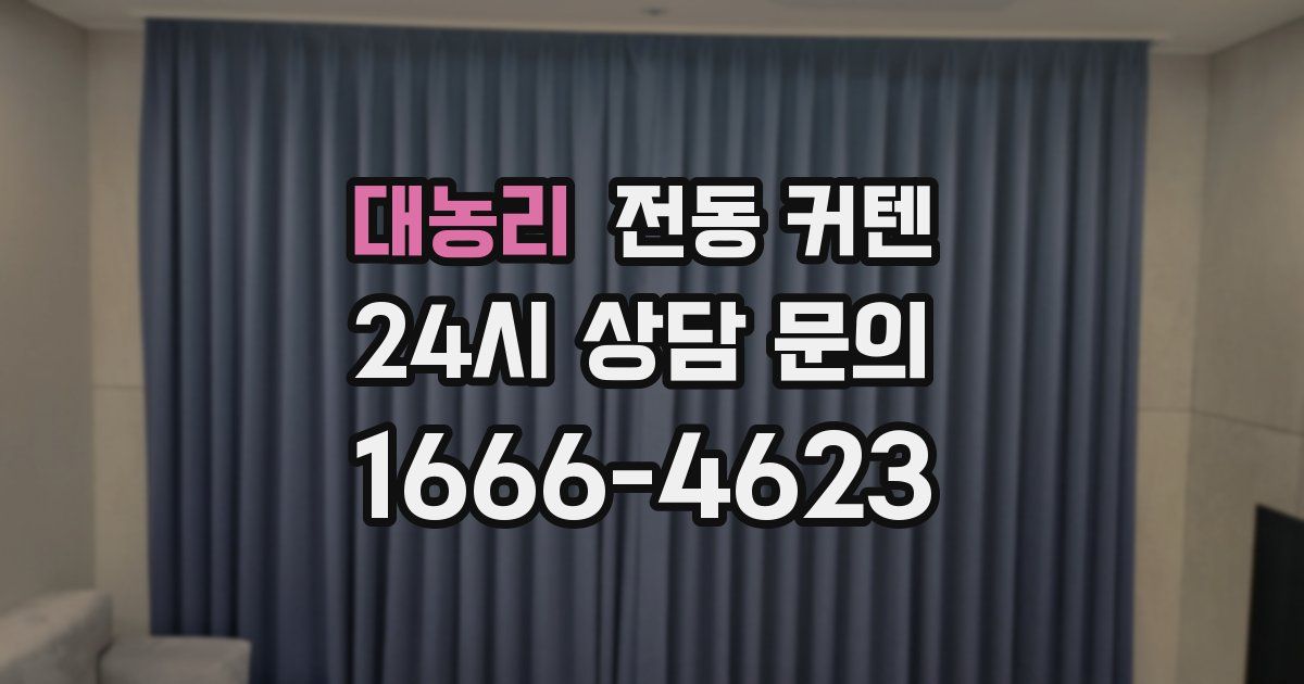 대농리 전동 커텐