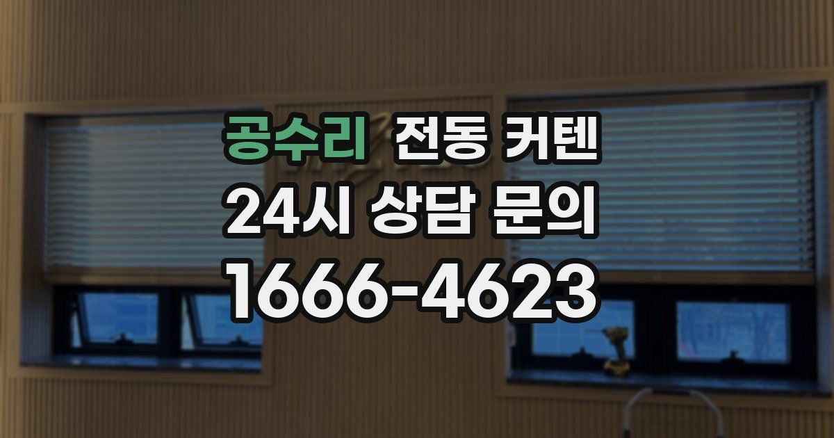 공수리 전동 커텐
