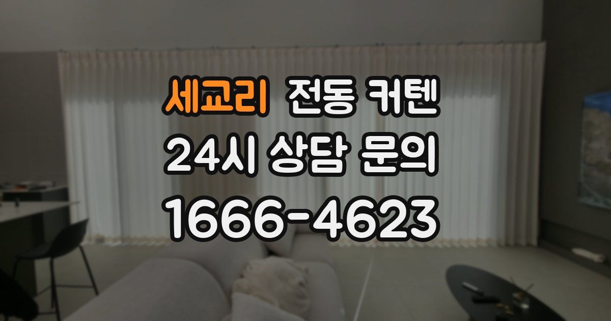 세교리 전동 커텐