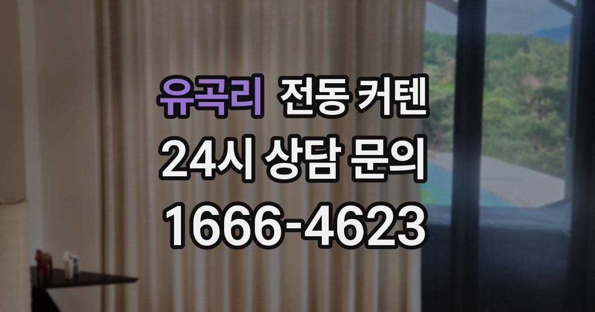 유곡리 전동 커텐