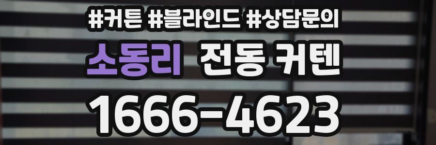 소동리 전동 커텐