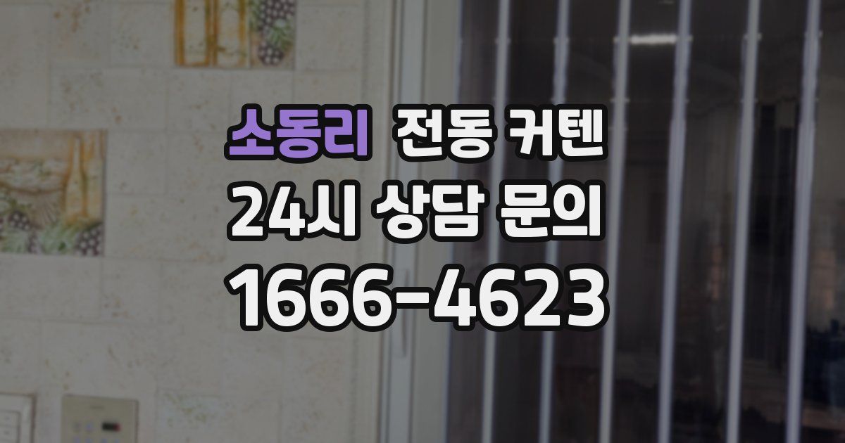 소동리 전동 커텐