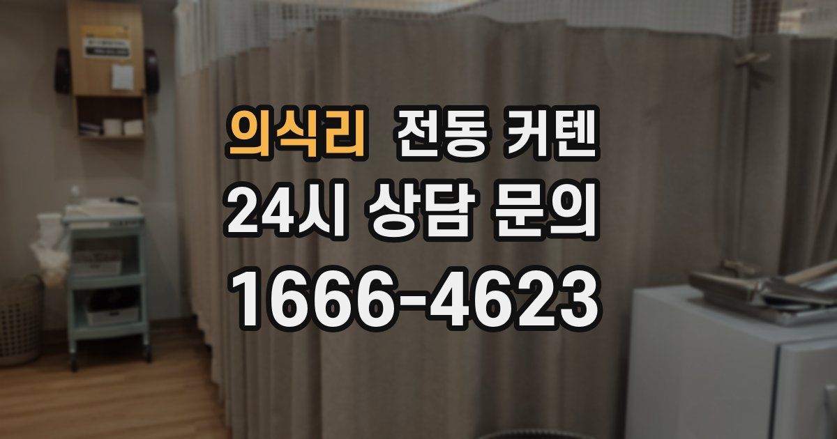 의식리 전동 커텐