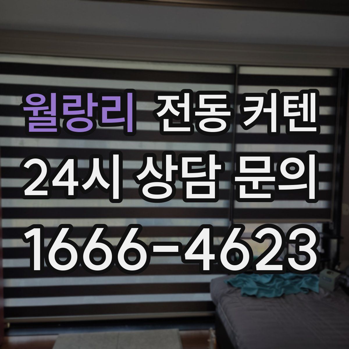 월랑리 전동 커텐