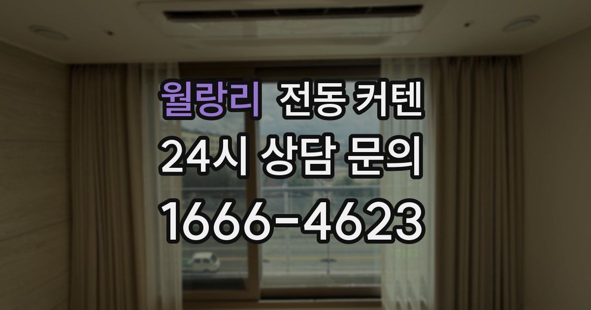 월랑리 전동 커텐