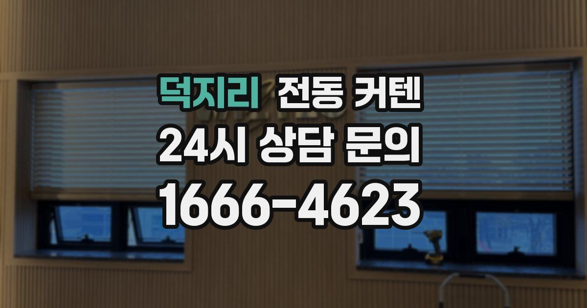 덕지리 전동 커텐