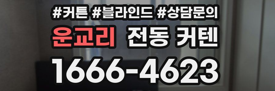 운교리 전동 커텐
