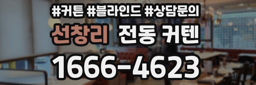 선창리 전동 커텐