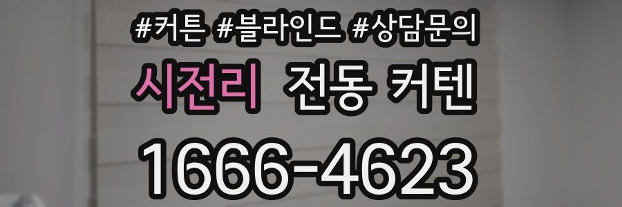 시전리 전동 커텐