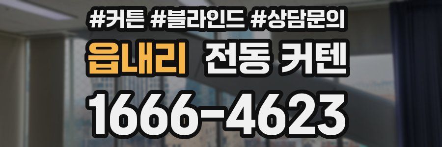 읍내리 전동 커텐