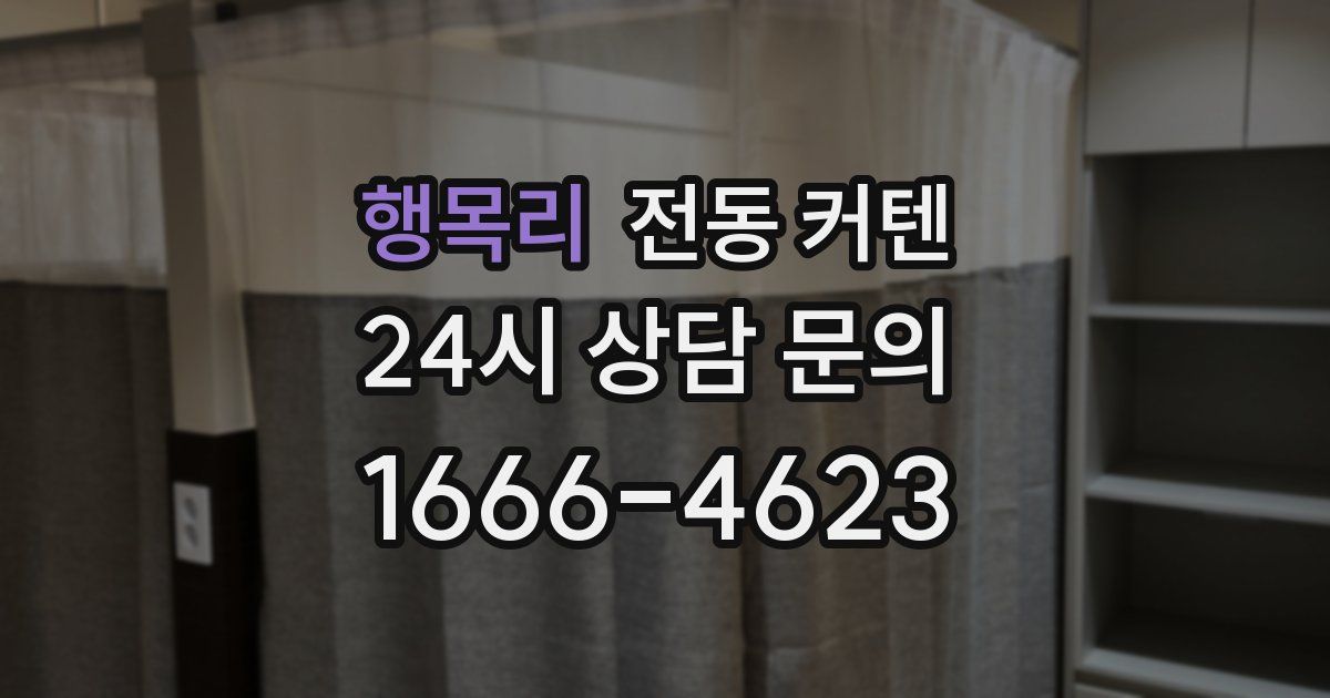 행목리 전동 커텐
