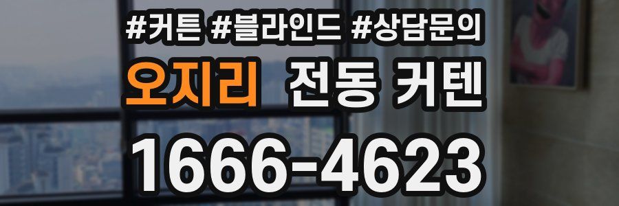 오지리 전동 커텐