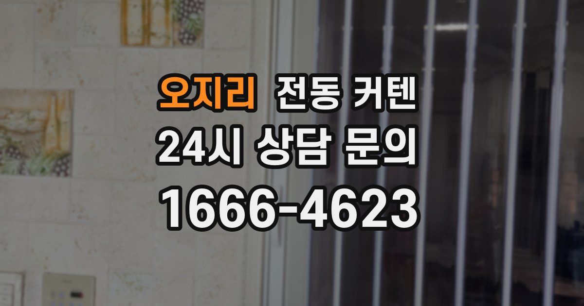 오지리 전동 커텐