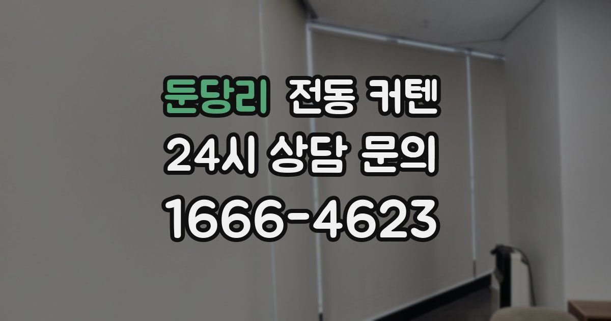 둔당리 전동 커텐