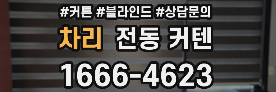 차리 전동 커텐