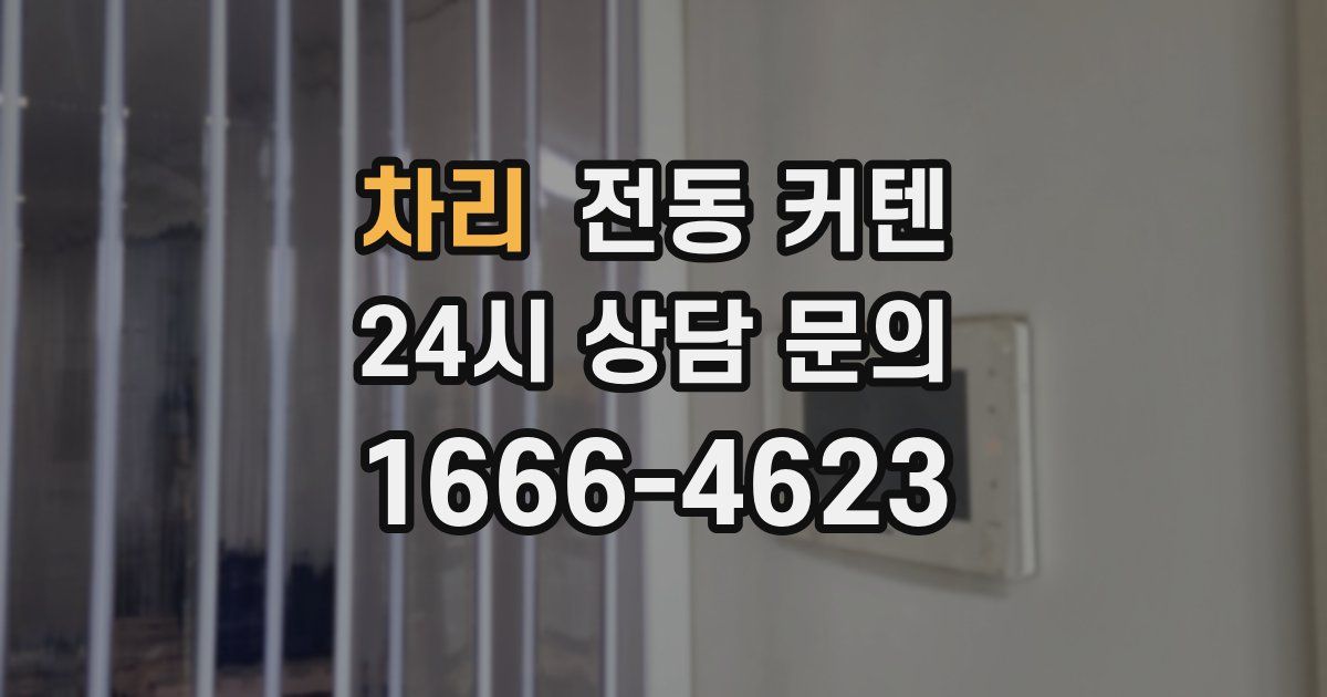 차리 전동 커텐