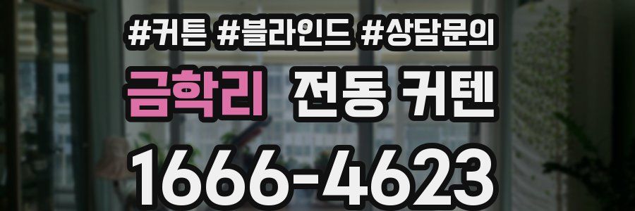 금학리 전동 커텐