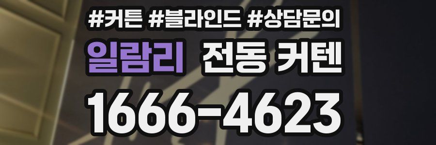 일람리 전동 커텐