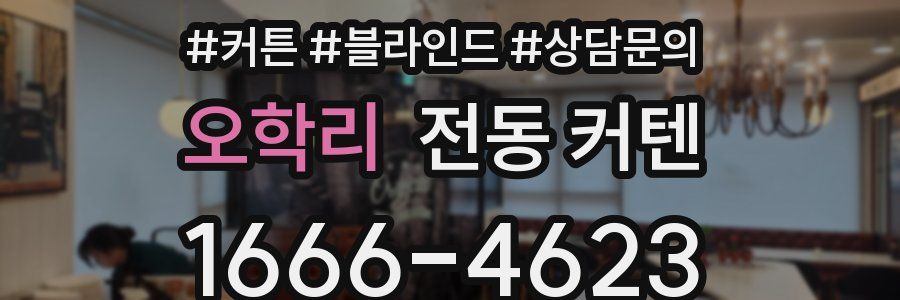 오학리 전동 커텐