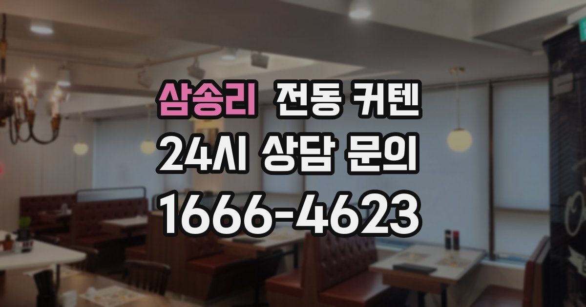 삼송리 전동 커텐