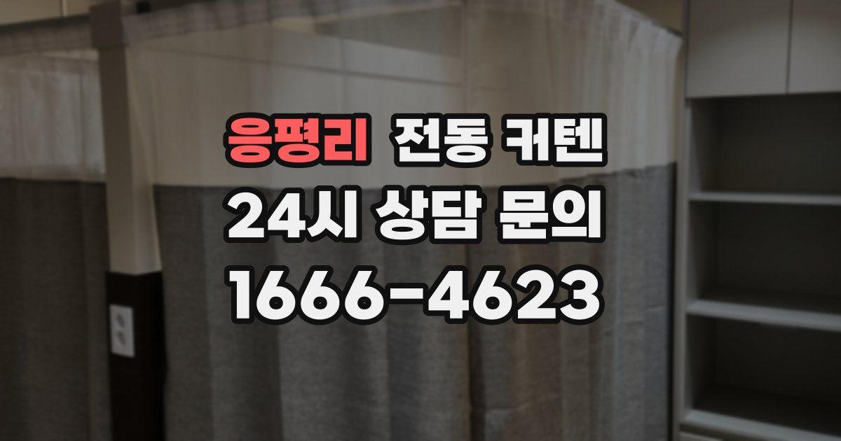 응평리 전동 커텐