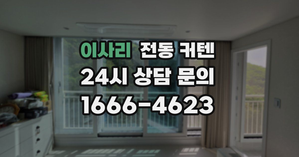 이사리 전동 커텐