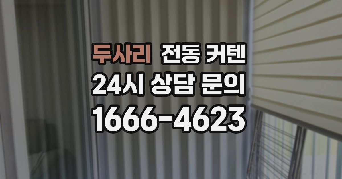 두사리 전동 커텐
