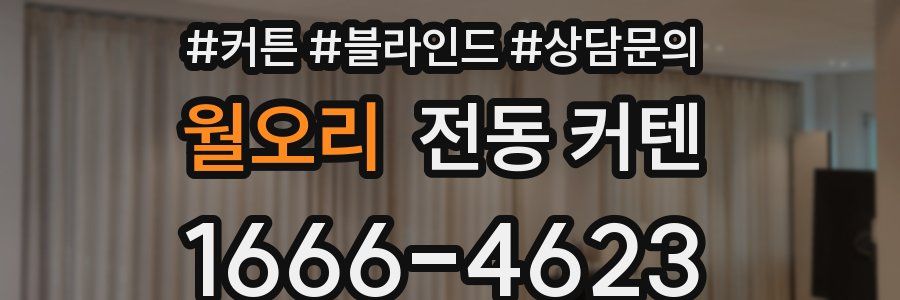 월오리 전동 커텐
