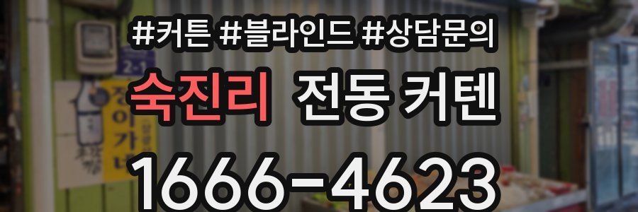 숙진리 전동 커텐