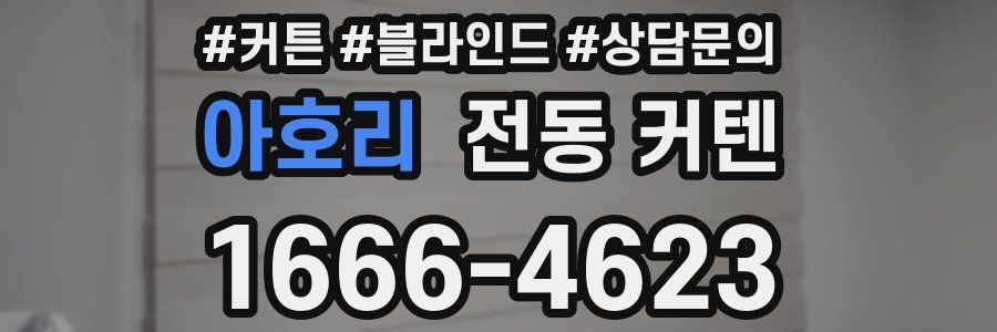 아호리 전동 커텐