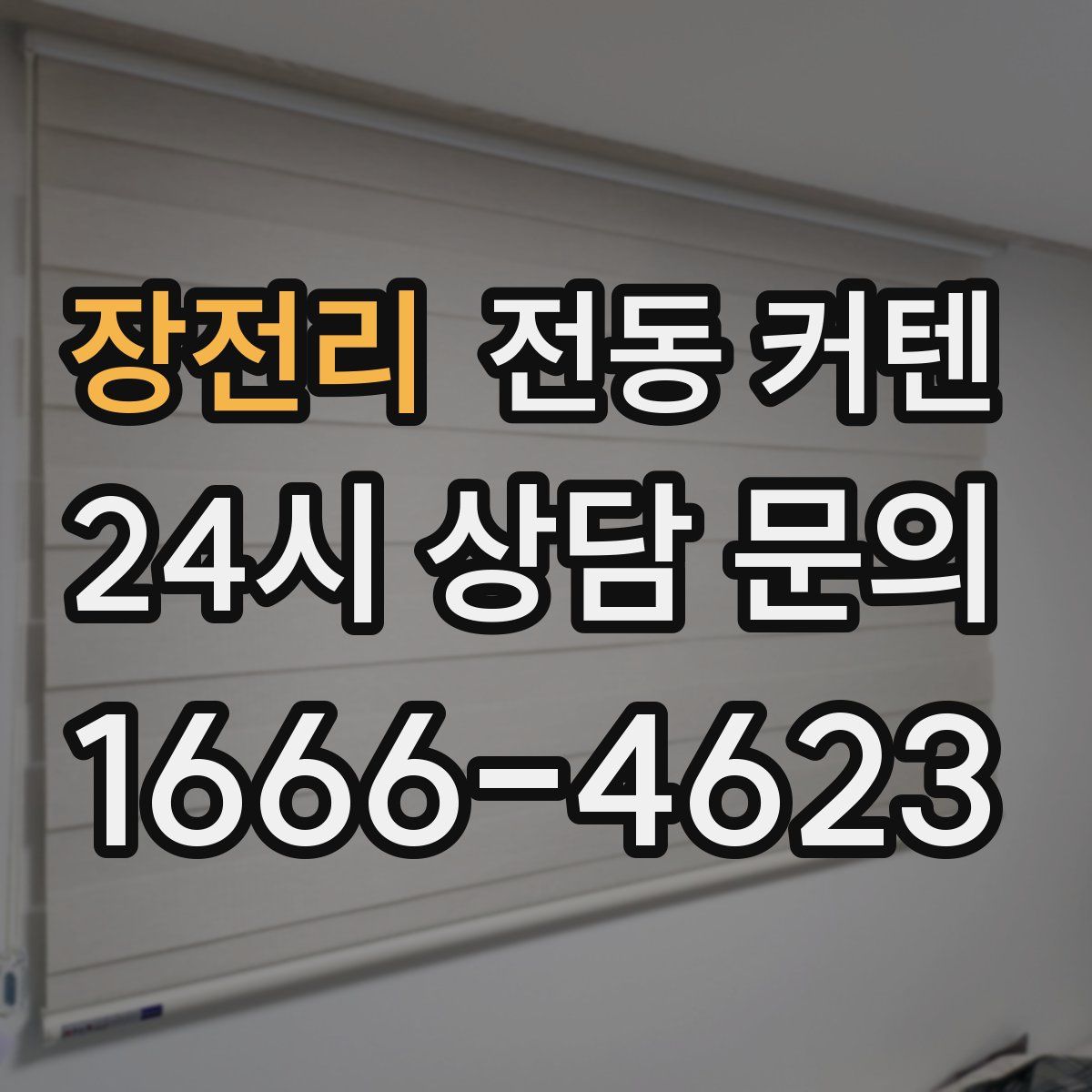 장전리 전동 커텐