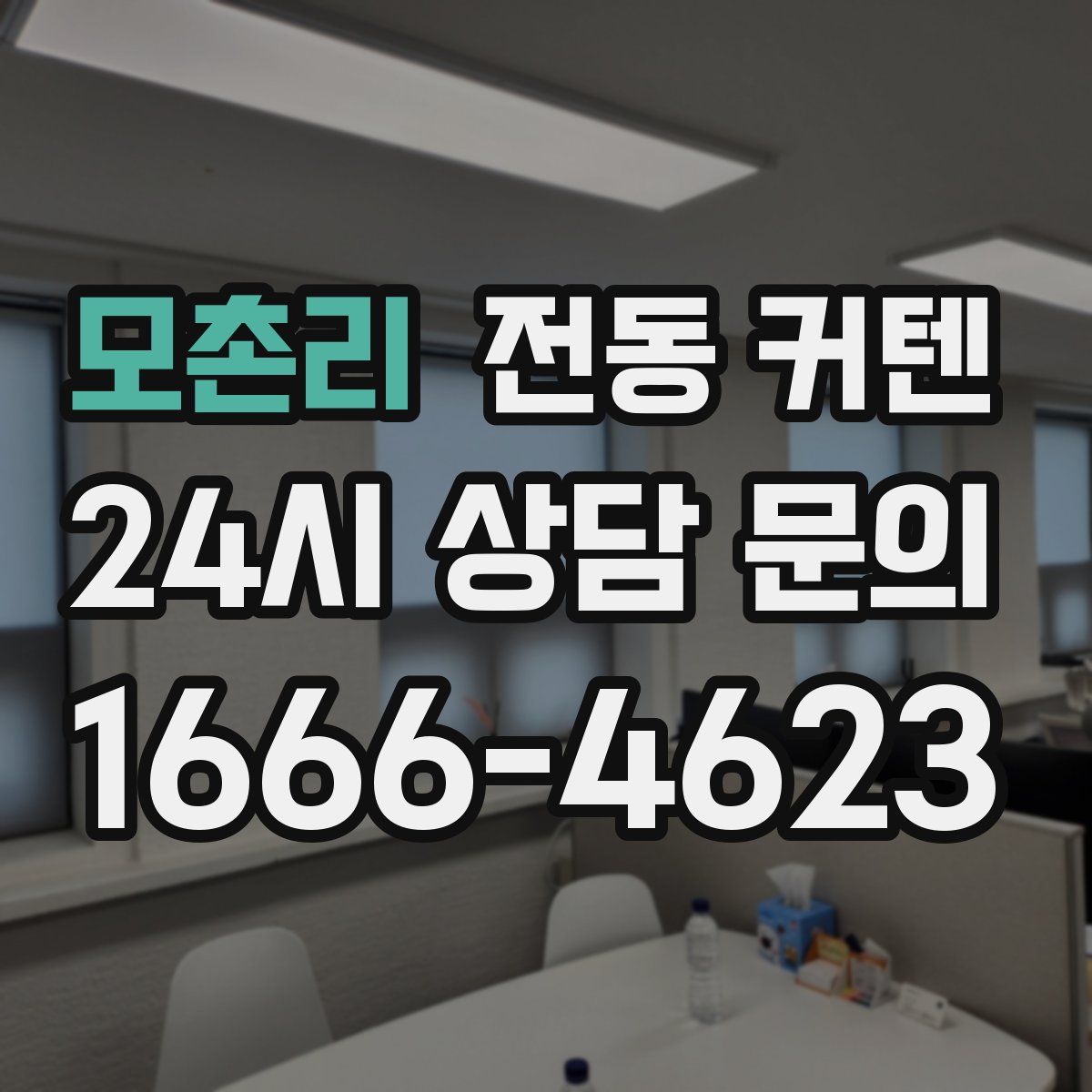 모촌리 전동 커텐