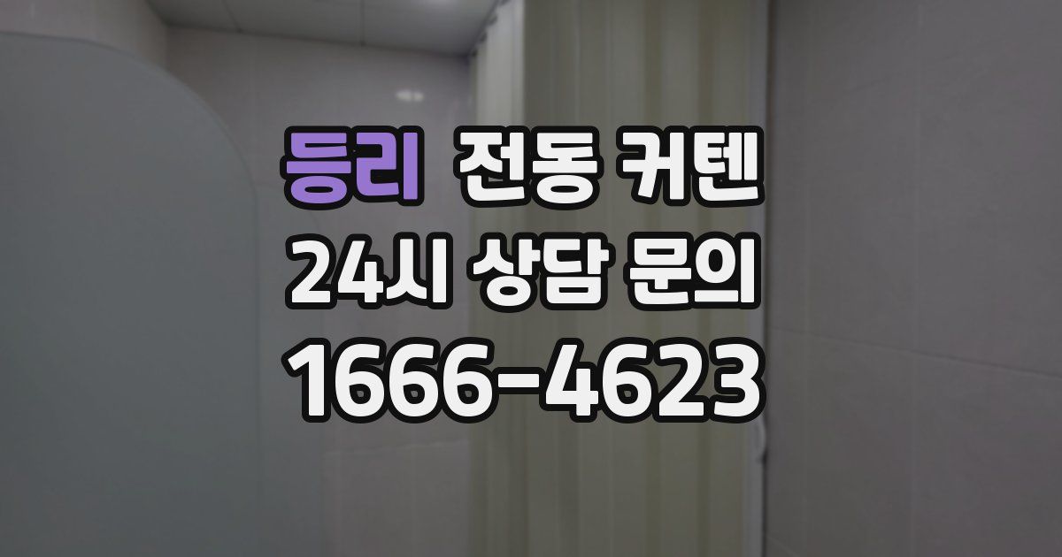 등리 전동 커텐