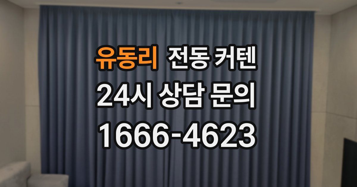 유동리 전동 커텐