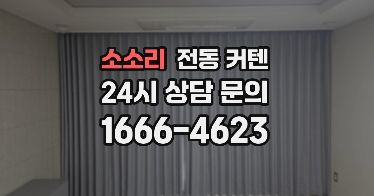 소소리 전동 커텐