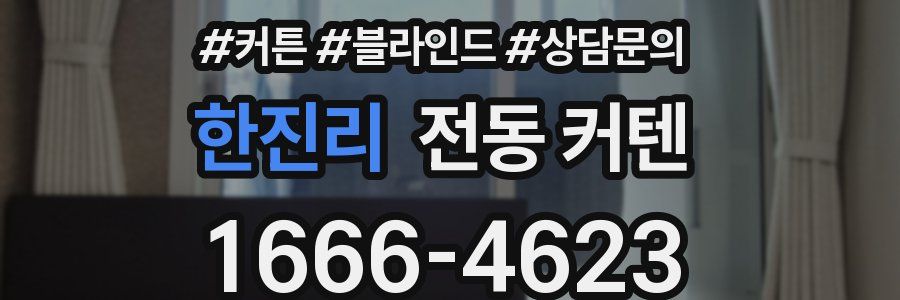 한진리 전동 커텐